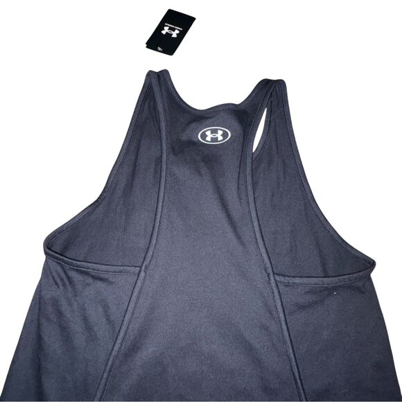 Under Armour Womens 'Softball' Loose Fit Tank Top-Black/Gray-Size Small-NWT - Picture 5 of 5